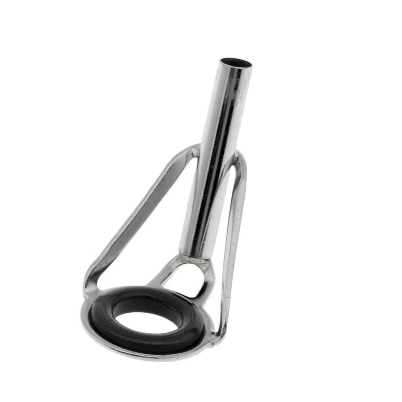 14pcs Stainless Steel Fishing Rod Double Leg Guides Tip Repair Kit Eye Rings