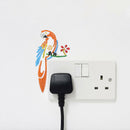 DIY Parrot Diamond Painting Luminous Light Switch Stickers Home Wall Decals