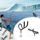Stainless Steel Fishing Rod Holder Adjustable Fishing Pole Support Bracket
