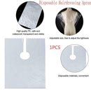 1pc Disposable Haircut Apron Home Hair Dyeing Hair Dye Shawl