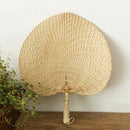 Cool Baby Mosquito Repellent Fan Summer Manual Straw Hand Fans Palm Leaf