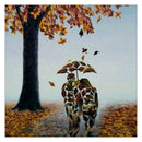 5D DIY Full Drill Diamond Painting Leaf Cross Stitch Embroidery Mosaic Kit