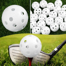 24Pcs Air Flow Hollow Practice Ball Pack Plastic For Golf Tennis Hit Training