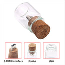 Glass Bottle Style Portable Flash Drive 32GB USB Flash Drive USB 2.0 Pen Drive