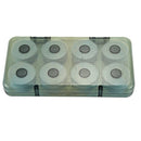 16Pcs Durable White Winding Board Fishing Line Wire Shaft Bobbin Spools Tac N6I5
