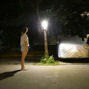 56LED Solar Motion Sensor Wall Light Remote Control Street Lamp (White) A