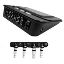 AN-12 Solar Car TPMS Voice Alarm Tire Pressure Monitoring System+Internal Sensor