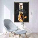 Golden Dog 5D Diamond Painting Embroidery DIY Craft Cross Stitch Home Decor