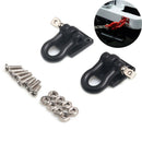 2Pcs/pair RC Car Metal Trailer Shackle Rescue Tow Hook for 1/10 RC Crawler JR