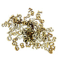 200pcs 15mm Wooden Shapes 0-9 Arabic Numbers Embellishments for Crafts DIY
