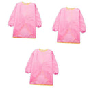 Kids Long Sleeve Apron Drawing Cooking Craft Art Smock Size S+M+L Pink
