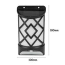 12 Led Solar Flame Wall Light Derlights Motion Sensor Light Outdoor Waterpr
