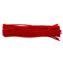 100pcs Shilly-stick Chenille Stems Pipe Cleaners Kids Baby DIY Toys Red