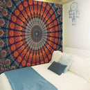 Geometric Printing Carpet Sleeping Blanket Tapestry (Mandala16 150x130cm) SN9F