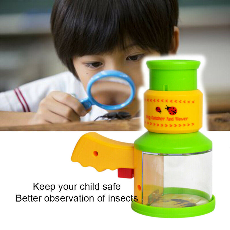 Insect Catcher Bug Viewer Teaching Gift Magnify Microscope Adjustable Kids Gift