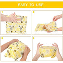 6Pcs Beeswax Wraping Eco-Friendly Reusable Food Wraps Sustainable Food StoraM6A1