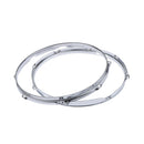 Heavy Duty 13 Inch 8 Lug Snare Drum Hoop Rim Batter Hoop 1.5Mm (Pack of 2)