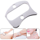 Stainless Steel Board Body Massage Tool Board Acupuncture Scraping Massage T  J_