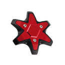 Red MB-FS002-R Motorcycle Anti-Collision Cup Body Protector Aluminum Alloy WNI