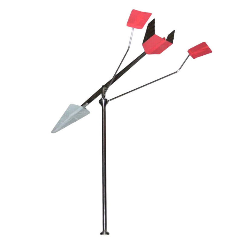 Stainless Steel Boat Wind Direction Meter Tool  L: 380mm W: 200 mm H: 57mm