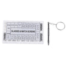 1000Pcs Tiny Screws Nut & Screwdriver Watch Eyeglass Glasses Repair Tool Kit  SP