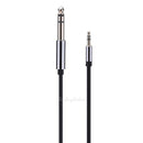 3.5mm Male to 6.35mm Male TRS Stereo Audio AUX Adapter Connector Jack Cable