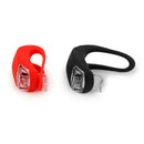 2 Pcs Silicone Bicycle Bike Cycle Safety LED Head Front and Rear Tail Light R6N9