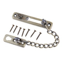 Stainless Steel Door Chain Guard Safety Lock Bolt Swing Bar Home