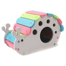 Colorful Hamsters Hideout SNAIL Shape House Climbing Hut Pet Bedding Cage Teeth