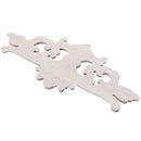 22*10 cm Wood Carved Corner Onlay Applique Decor Furniture Craft Unpainted A7R6