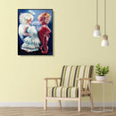 Angel Devil Cross Stitch Embroidery Kit 5D Full Drill DIY Diamond Painting
