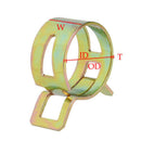 100Pcs 6-22mm Spring Clip Fuel Line Hose Water Pipe Air Tube Clamps Fastene