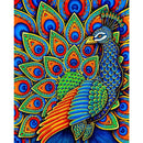 5D DIY Special-shaped Diamond Painting Cross Stitch Kit (YL0008 Peafowl
