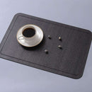 2 pcs PU Placemats Thickened Waterproof Non-slip Insulation Pad Pan Mat