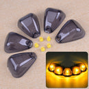 5x Cab Roof Smoked Lamps Light Lens 5 bulb fit for Ford F250 F350 F450 F550 F650
