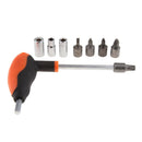 Non-Slip Handle Bar Socket Set Repair Tools for  Motorcycle T Handle Socket