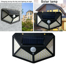 5W Solar Powered IP65 Garden Light Outdoor Wall Lamp for Gate Corridor Villa