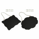 Chalkboard Sign Double-Sided Message Board with Hanging String - 2 pcs U9M1