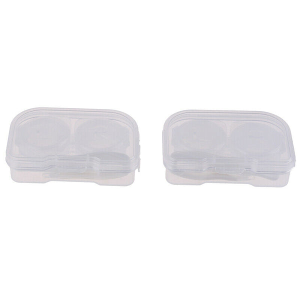Invisible glasses Box Holder Container Case Soak Storage Eyecare Kit ToolsS Kw