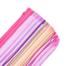 Mini  Colorful lines wash bags Cosmetic Bag New Transparent storage bags OZ