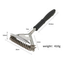 Stainless Steel BBQ Grill Brush Cleaning Scraper Charcoal Weber Picnic Tools