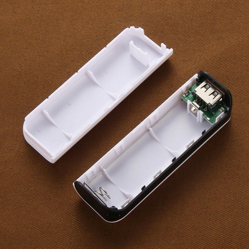 2600mAh Portable External Battery USB Charger Power Bank Case Black A