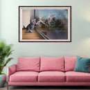 5D DIY Full Drill Diamond Painting Cat Tiger Cross Stitch Embroidery Craft