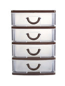 4-Layer Mini Storage Drawer Plastic Cabinet Organizer Box Storage Box for Home