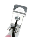 Manicure Cutter Clipper False Nail U One Word Cut Stainless Steel (Pink)