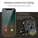 Car Bluetooth FM Transmitter MP3 Player Hands Free Audio Auto Accessories