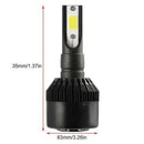 H7 Led Cob Headlight Bulb 110W 12000Lm 6000K Super Bright High Power Black