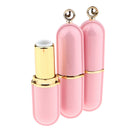 3pcs Empty Makeup Cosmetic Tubes Lipstick Lip Balm Container DIY Tools Pink