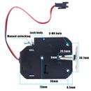 12V 2A Electric Magnetic Lock 150KG/330Lb Fail Safe Holding Force Electroma S9F5