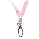 2 Pcs Pink Nylon Neck Strap String Keys Holder Lanyard 16.1" Length V5B3